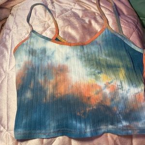 tie die crop top